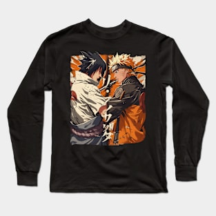 naruto and sasuke Long Sleeve T-Shirt